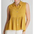 Leinen Casual Women&#39;s Top